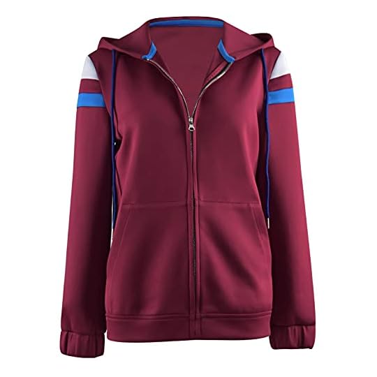 
                            fansheng Unisex Wanda Maximoff Hoodie Jacket Scarlet Witch Cosplay Costume Hooded Sweatshirt
                        