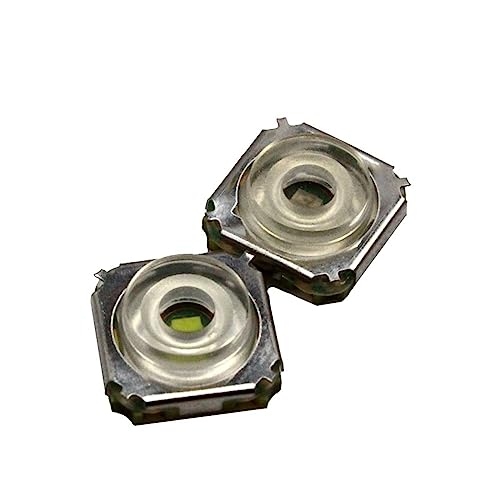 Interruptor iluminado para asiento de coche de 10X10X3.95 luz blanca cálida micro botón 2 uds 2
