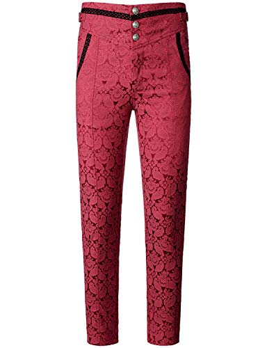 Image of VATPAVE Mens Gothic Pants Cosplay Costume Trousers Steampunk Victorian Pants