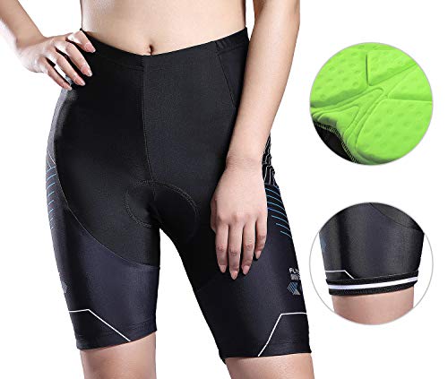 Hiauspor Women\'s Cycling Shorts (Black, Medium) - Thumbnail 2