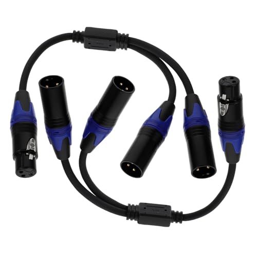 Câble XLR à 3 contacts double interface pour matériel d'école