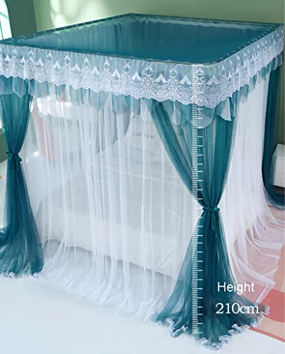 Tienda de princesa con soporte y cortina de cama de 200x220 4