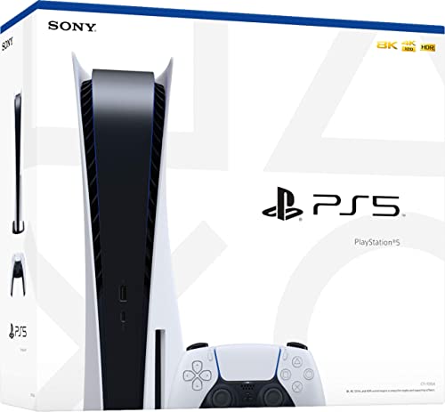 Image of Playstation 5 Disc Version PS5 Console - Additional Controller, 4K-TV Gaming, 16GB GDDR6 RAM, 8K Output, WiFi 6. Ultra-High Speed 825GB SSD with U Deal HDMI (Renewed)