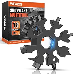 Valentines Day Gifts for Him, 18 in 1 Snowflake Multitool Gifts for Men, Mens Valentines Gifts, Cool Gadgets for Men…