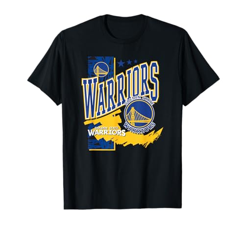 Image of NBA Official Golden State Warriors Barred Player T-Shirt