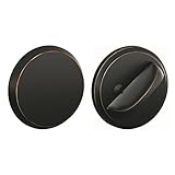 Schlage B81 Single Sided Residential Deadbolt with Thumbturn and Outside Trim Pl, Aged Bronze