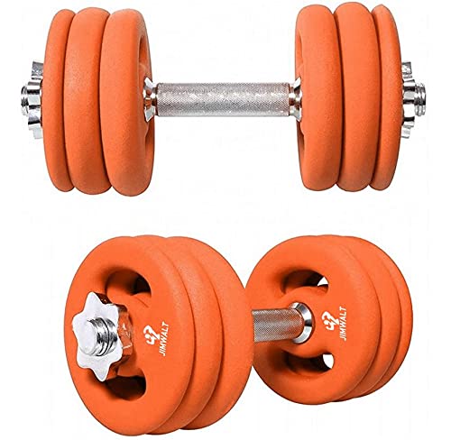 The Indian Made Jimwalt Neoprene Coated Weight Plates Adjustable Dumbbell 4Kg to 40Kg (Proudly Made In INDIA) (12KG) (B08S7DDRVZ) Amazon Price History, Amazon Price Tracker