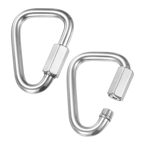 Connecteur de chaîne rapide triangulaire M METERXITY verrouillage acier pour randonnée camping