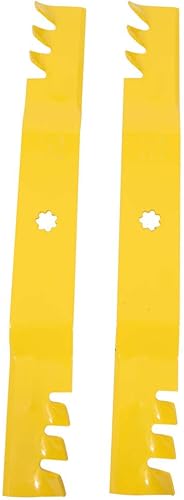 Arnold 490-110-0140 Xtreme - Juego de cuchillas para jardín y tractores de 42 pulgadas para varios modelos John Deere