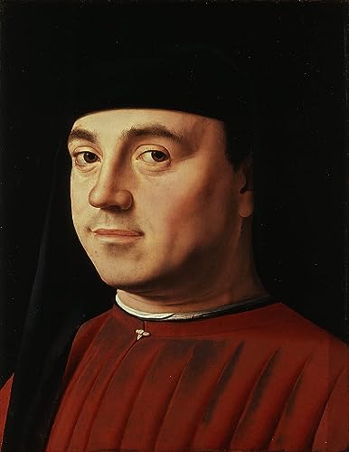 Portrait d'homme Antonello da Messina tableau toile pour habiller un grand mur