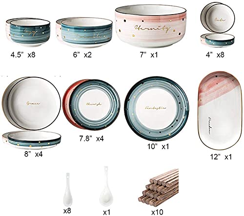 Steengoed Servies Set 20 Stuk Bord & Kom Set Duurzaam Servies Voor 4 Creatief Modern Design Diner Sets Pefect Voor Thuis Dineren Set
