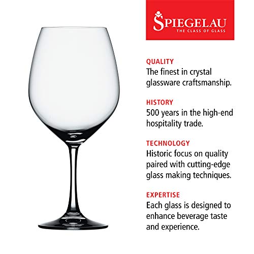 Spiegelau Vino Grande Burgundy Wine Glasses (Set Of 4), 25 Oz, Clear #TOP1