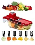 Fatiador Ralador Legumes Mandoline Slicer Multifuncional Aço Inox Cortador De Legumes 6 Em 1