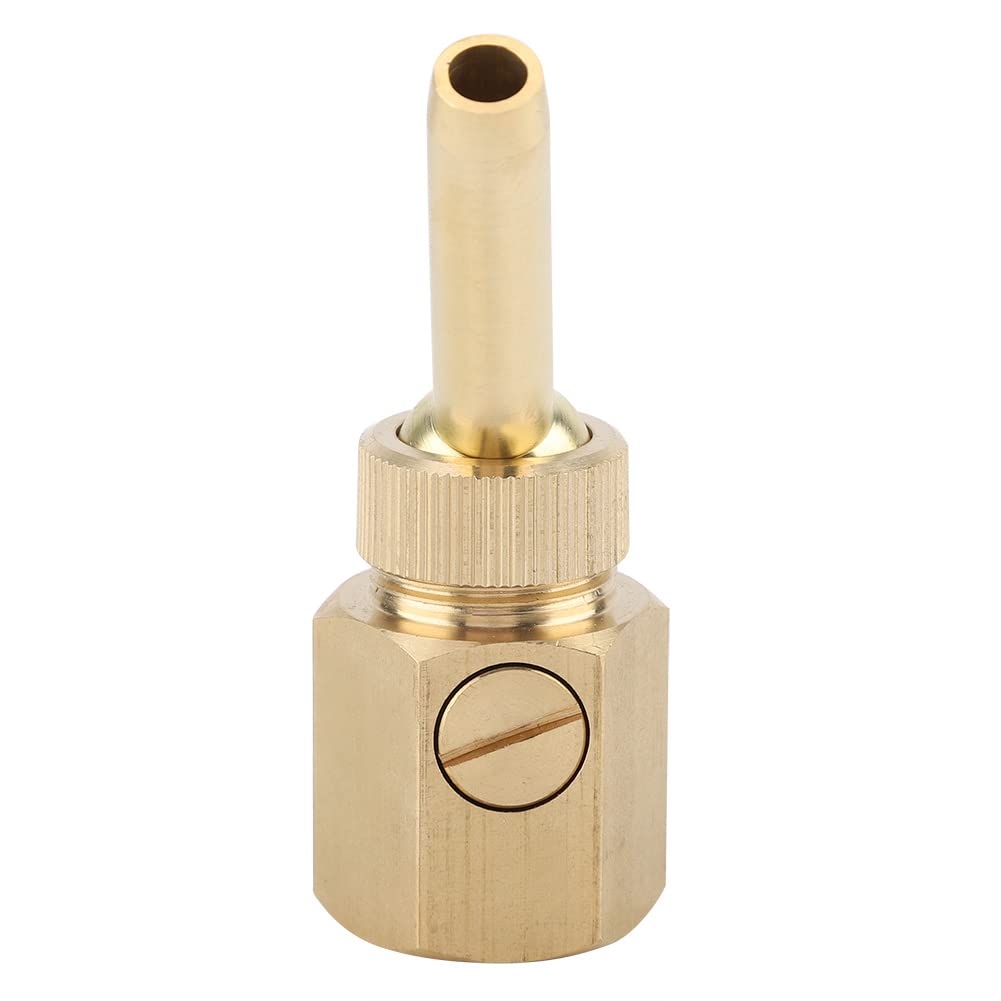 Zerodis Adjustable Universal Brass Fountain Nozzle, Straight Spray Head, Female Thread, DN15, Water Fountain Valve (4 Points DN15)