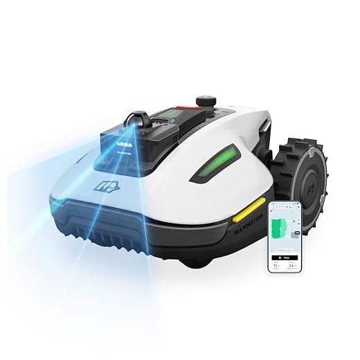 MAMMOTION YUKA mini 2 800 LiDAR Mähroboter ohne Begrenzungskabel für 800m², ohne RTK, 360°3D LiDAR+ KI-Vision,Große RWD für 45% Steigungen, Auto-Mapping,DropMow, 300+ Hinderniserkennung