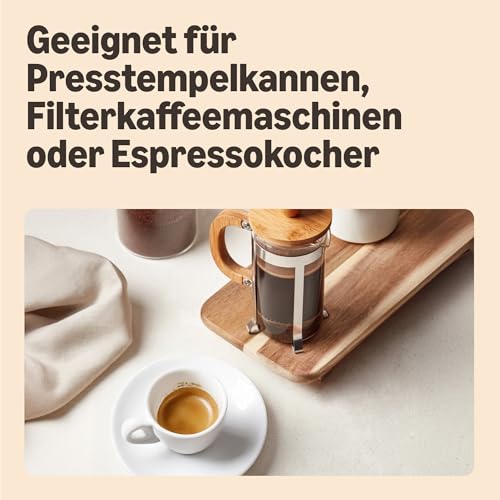 by Amazon Espresso Crema Gemahlener Röstkaffee, 1kg (4 Packs of 250g), Rainforest Alliance-Zertifizierung