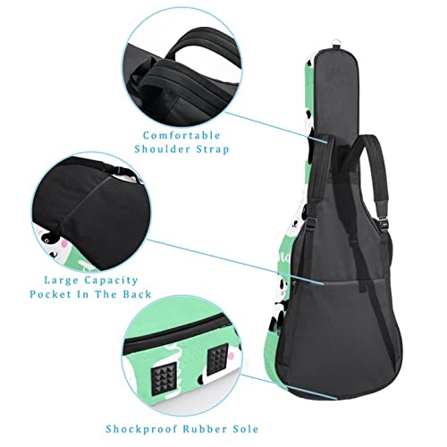 Hondank Étui rembourré pour guitare acoustique classique Motif panda avec cœurs, Multicolor 06, 42.9×16.9×4.7 in… - Les Beatles, Paul McCartney, John Lennon, RIngo Starr, George Harrison Hondank Étui rembourré pour guitare acoustique classique Motif panda avec cœurs, Multicolor 06, 42.9x16.9x4.7 in… – Image 4