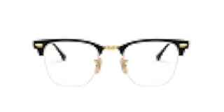 Rx3716vm Clubmaster Metal Square Prescription Eyeglass Frames