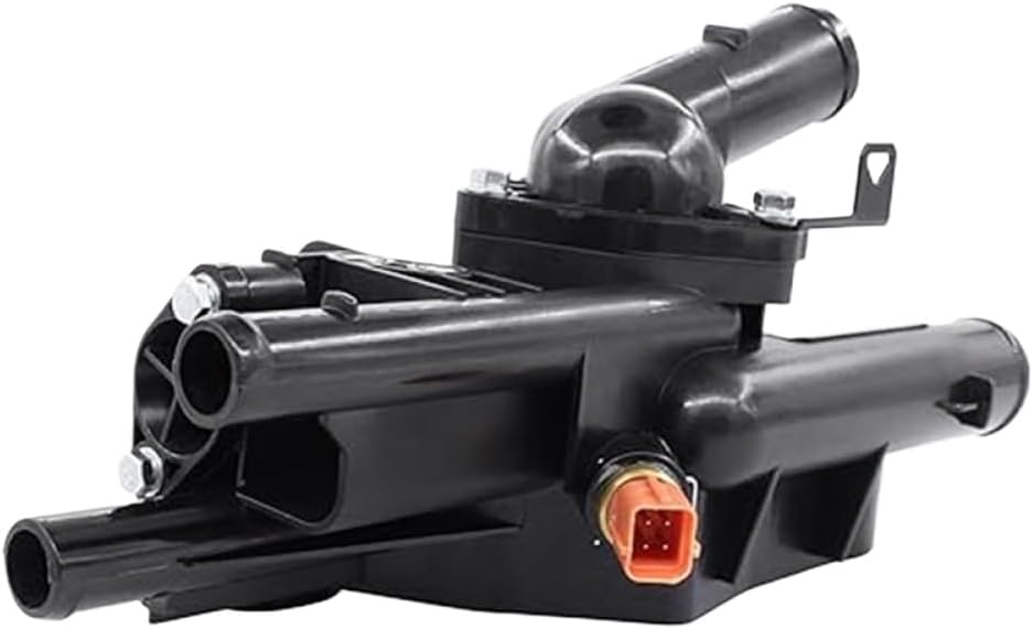 Engine Coolant Thermostat Housing Compatible with IX35 Santa Fe 2.4L L4 Engines Replaces Part Numbers 25600-2G500 and 256002G500