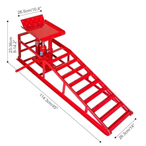 Rampas hidráulicas para auto, pack 2, capacidad 11000 lb miniatura 2