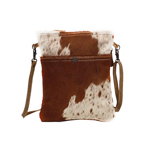 Image of Myra Bag Cowprint Purse - Cowprint Bags for Women, Over The Shoulder Purse