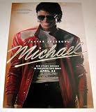 Cleveland Vinyl Michael Jackson 2026 Biopic Poster 19"x13" Jaafar Jackson Alternate USA Promo 2
