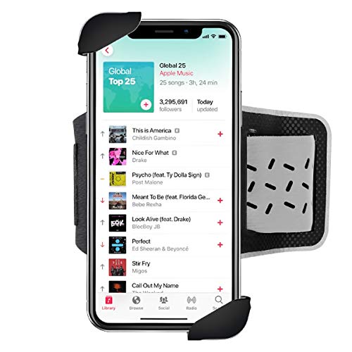Sinkry Cell Phone Armband, Phone Holder for Running, Sports Arm Bands for iPhone
