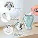Memorials Small Urns for Human Ashes Keepsake Aluminum Mini Urns for Ashes with Angel Wing Charm Decorative Burial Urn Funeral Cremation Urns for Women and Men (Light Green)