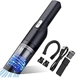 Ishino 掃除機 コードレス パワフル 10000Pa 吸引力 ハンディクリーナー フィルター交換不要 USB充電式 手持ち掃除機 車載用 軽量 カークリーナー MC-HIPOWER