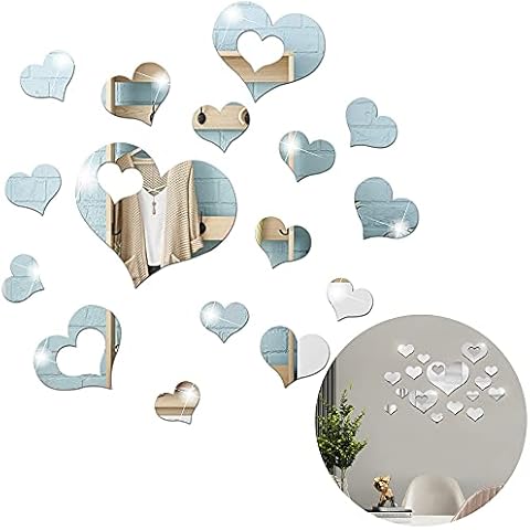 Autocollants Miroir HAOBIN 16 Pièces Cover