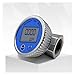 Water Flow Meter 1 Inch / 0.75 Inch Electronic Digital Flowmeter, Liquid Water Meter Waterproof Turbines Flow Meter, Metal Flow Meter(1 Inch)