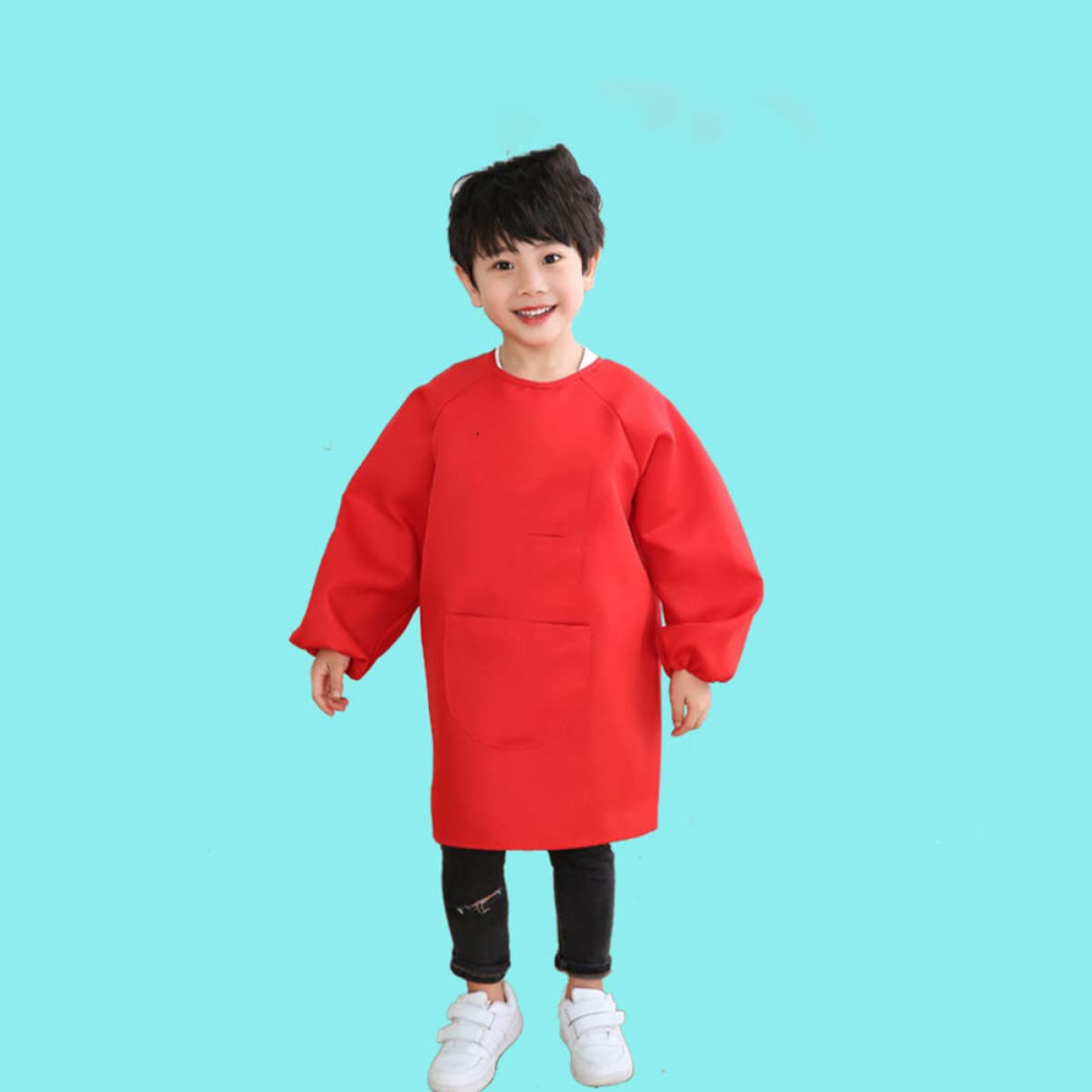 TOYANDONA 3 Pezzi Grembiule Da Pittura Per Bambini Grembiule Da Arte Per Bambini Cappotto Per Acquerelli Maniche Chiusura Regolabile