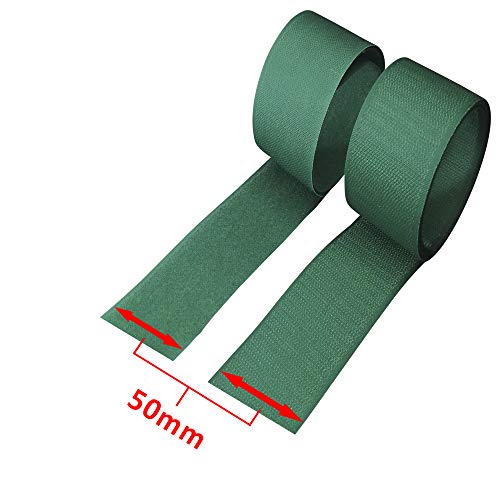 Fecho De Contato Macho E Fêmea 50mm X 1 Metro Cor Verde