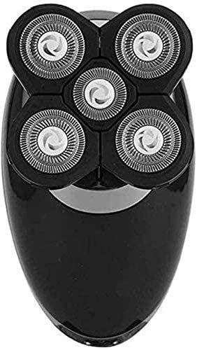 KouRy Men’s 5-in-1 Electric Shaver & Grooming Kit by, USB Rechargeable,Multifunctional Electric Razor,Nose Hair Trimmer,Five-Headed Beard, Hair Razor for a Perfect Bald Look,Ideal Gift Black