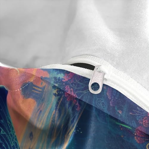 Housse de couette baleine microfibre à fermeture éclair pour en finir avec la couette qui glisse - 8