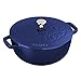 Produktbild Staub Essentieller französischer Ofen aus Gusseisen, 3,75 qt, mit Lilly Deckel, Dunkelblau