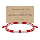 LAMIBEE Patriotic Country Code Flag Pride Bracelet, Protection and Lucky Surfer String Bracelet, Tibetan Wrist Wrap Bracelet, Boho Rope Bracelet for Women, Men, String Thread (Canada)