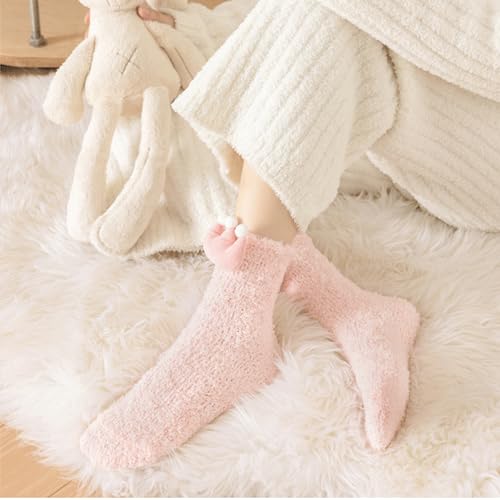 Image of Benefeet Sox Womens Fuzzy Socks Girls Cute Slipper Sock Funny Fluffy Winter Warm Soft Cozy Plush Indoor Sleep Sock