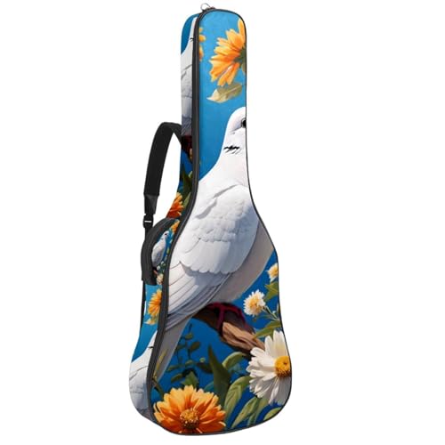 Housse de guitare étanche à plusieurs poches pour guitare folk 101,6 cm