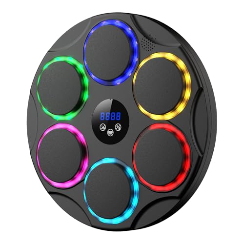 VOSFEEL Máquina de boxeo musical, con bolas de entrenamiento para boxeo, 9 modos de velocidad, modo de conteo y temporización, apto para adultos y niños