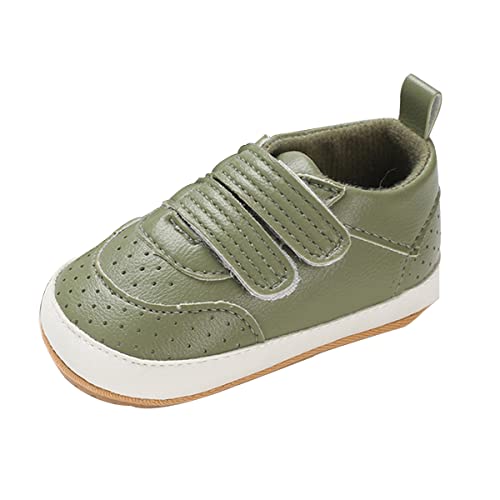 Image of E-FAK Baby Shoes Boys Girls Infant Sneakers Non-Slip Rubber Sole Toddler Crib First Walker Shoes