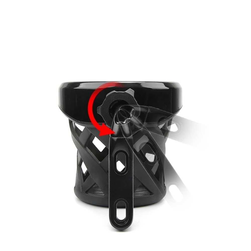 Motorradzubehör Wasserflaschenhalter Getränkehalter Für Motorrad Für Käfig Halterungen(Black)