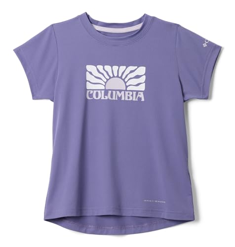 Image of Columbia Kids Tech Trail Utility Short Sleeve Graphic Crew (Little Kid /Big Kid)
