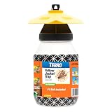 TERRO Outdoor Yellow Jacket Trap with Bait - Easy to Use - T362 - No Chemical Insecticides - Effective Yellowjacket Trap - Includes Bait