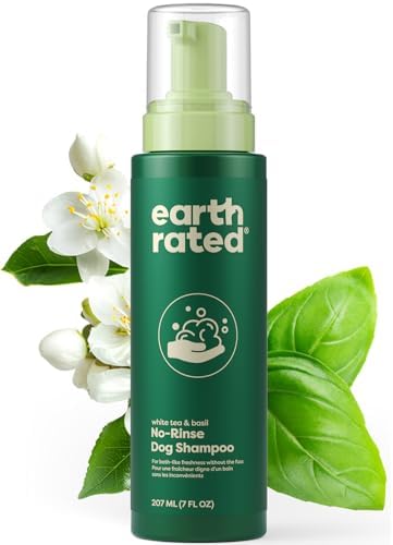 Earth Rated Waterless Dog Shampoo & Conditioner, Convenient No-Ri...