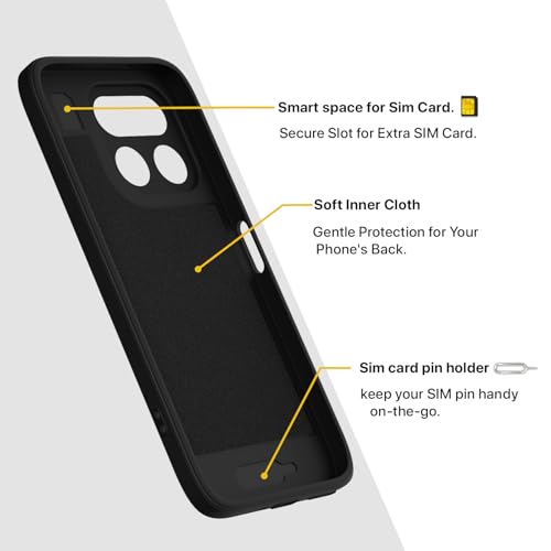 Image of Pikkme Back Cover for Realme 16T 5G Soft Matte Silicone Mag-Safe Design (Mag-Safe Not Support) Camera Protection | Slim Fit Bumper Cover (Black)