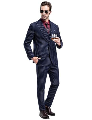 Blazer à rayures hommes Ulnomio pour corriger la silhouette veste chic