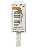 Wahl Professional Flat Top Comb White - Great for Barbers and Stylists - Model 3329-100