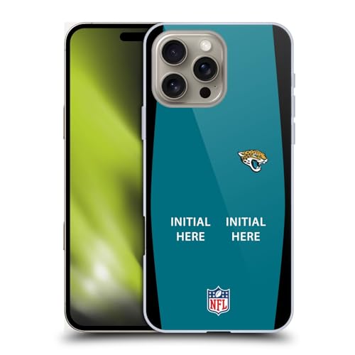 Coque rigide iPhone 16 Pro NFL Jaguars personnalisable anti-rayures