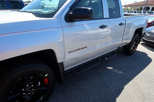 Image of Yoaoo 2pack OEM Letters with LTZ Emblem 3D Badge Nameplate Replacement for Silverado 1500 2500Hd 3500Hd Series 1999-2018 Red Line Redline Gloss